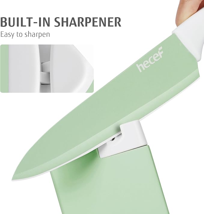 hecef 15 Pieces Kitchen Knife Set - Image 3