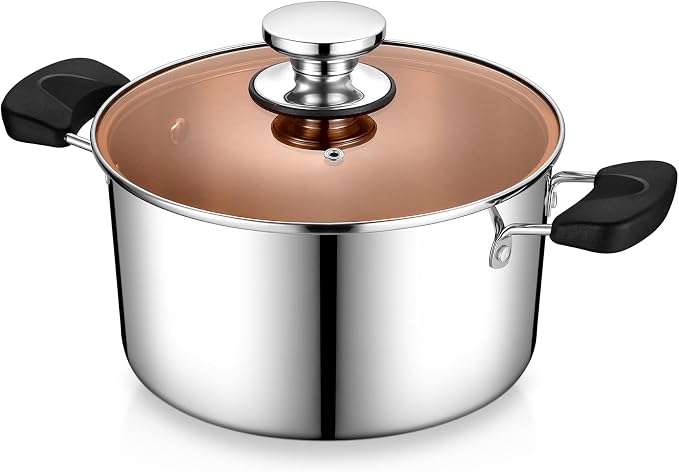 5 Quart 3-Ply Cooking Stock Pot by PPCHEF