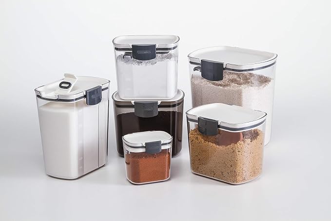 ProKeeper 1 Quart Airtight Powdered Sugar Storage Container – Grey, BPA-Free - Image 9