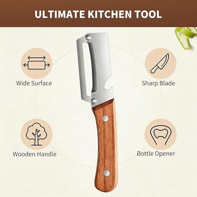 3 Pack 2 in 1 Multi-Functional Vegetable Peeler - Image 6