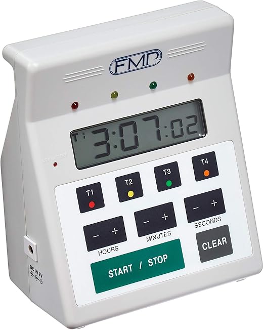 FMP Digital 4 Channel Commercial Kitchen Countdown Timer, Water Resistant by FMP