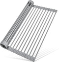 MERRYBOX Roll Up Dish Drying Rack, Over The Sink Dish Rack Foldable, by MERRYBOX