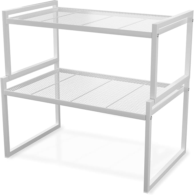 Set of 2 Cabinet Organizers 12.6''W 44 LBS Load Capacity Heavy Duty Kitchen by BlisXybion
