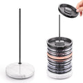 Tumbler Lid Organizer with Marble Base by FunViet