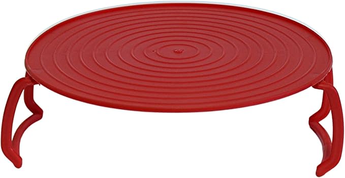 Microwave Multipurpose 4 in 1 Tray Stand Rack Splatter Guard Carry Tray by DependableIndustries