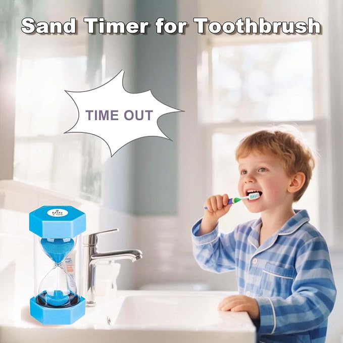 10 Minute Hourglass Sand Timer, Unbreakable Hourglass Sand Clock 10 Min - Image 7