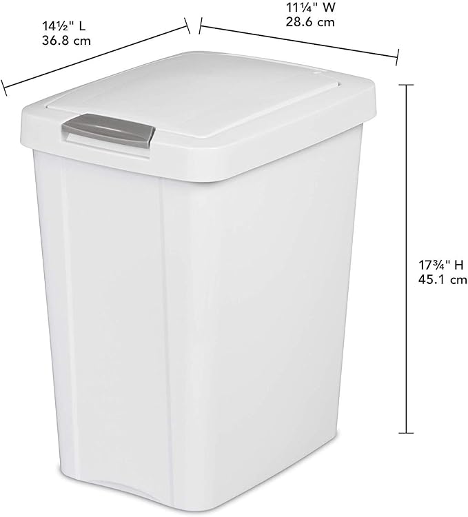 STERILITE 10438004 Touch Can, 7.5 Gallon - Image 2