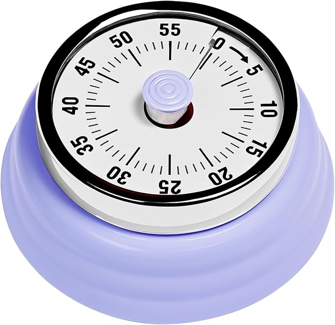 Elegant Stainless Steel Vintage Kitchen Timer by Hongjie