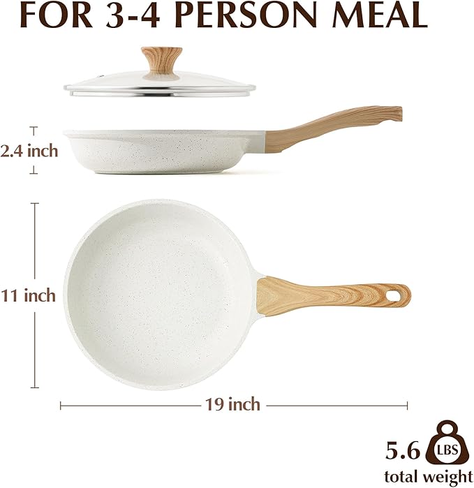 SENSARTE Nonstick Ceramic Frying Pan Skillet - Image 8