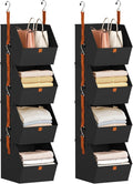 Homsorout Hanging Closet Organizer 4 Tier by Homsorout