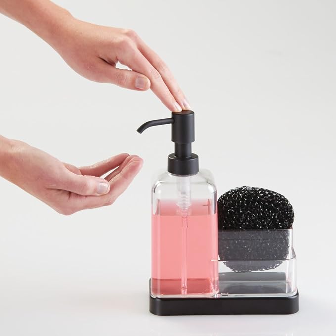 iDesign Forma BPA-Free Plastic Soap and Sponge Sink Organizer Caddy - Image 5