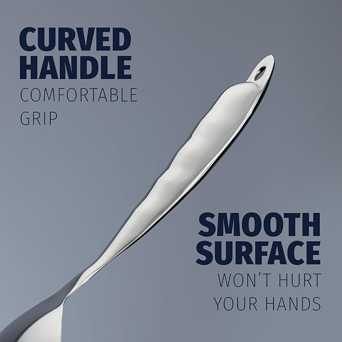 Zulay Kitchen Stainless Steel Serving Spoon - Image 6