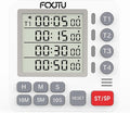 Digital Dual Kitchen Timer, 4-Channel Magnetic Countdown Timer by FCXJTU