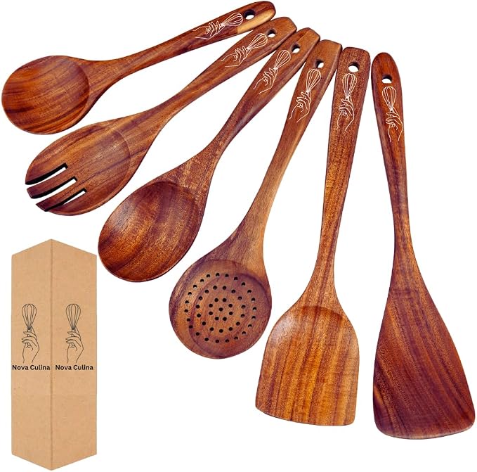 Premium Wooden Utensil Set by Unknown