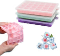 TAO CICADA Ice Cube Tray, 3 Pack Silicone Ice Cube Molds, Ice Cube Trays by TAO+CICADA