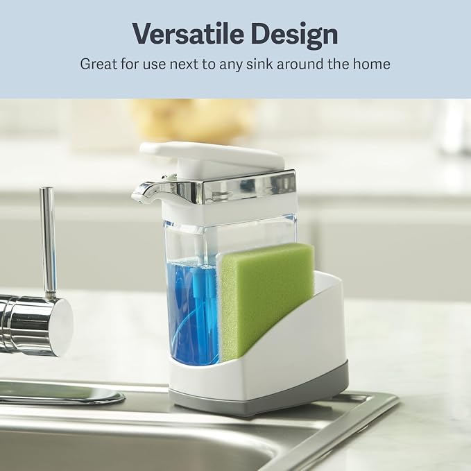 Casabella Sink Sider Solo Soap Pump and Sponge Caddy - Image 6