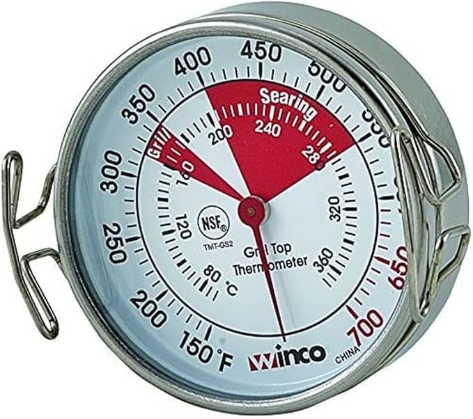 Winco Grill Surface Thermometer, 2-1/4" Dial by Winco