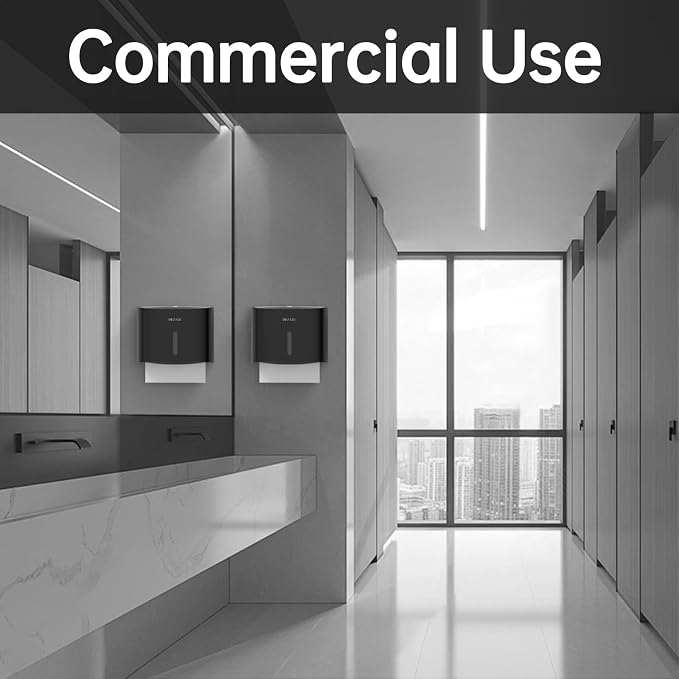 Paper Towel Dispenser, Large Capacity Wall Mount Tissue Dispensers - Image 7
