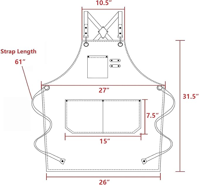 AFUN Chef Aprons for Men Women - Image 2