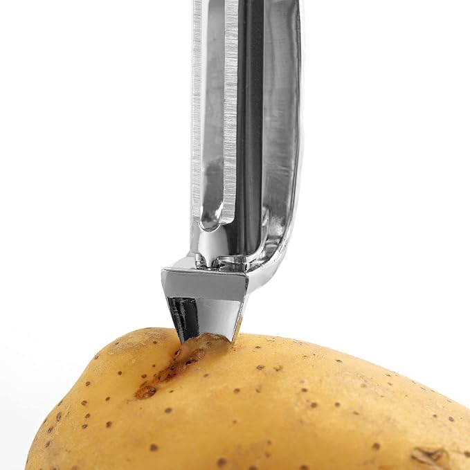 Set of 2 Stainless Steel Vegetable Peeler, Y-Shaped and I-Shaped Stainless - Image 5