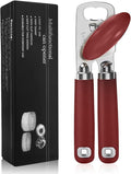 Safring Can Opener Manual, Heavy Duty Stainless Steel Smooth Edge Can Openers by Safring