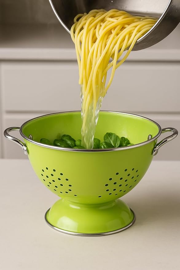 Calypso Basics by Reston Lloyd Powder Coated Enameled Colander, 5 Quart - Image 7