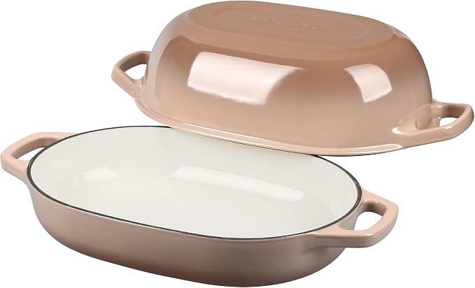 EDGING CASTING Enameled Cast Iron Oval Dutch Oven Pot - Image 3