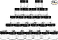 2oz Glass Jars 24 Pack, Hoa Kinh Mini Round Clear Glass Jars by HoaKinh