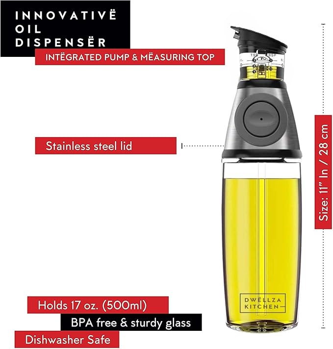 DWËLLZA KITCHEN Olive Oil Dispenser Bottle - Image 5
