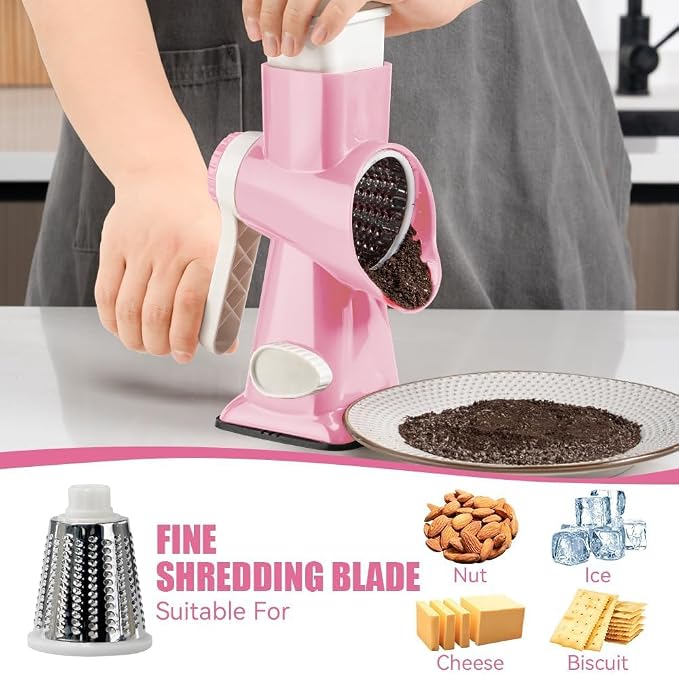 KEOUKE Rotary Cheese Grater Pro 6 in 1 - Image 4