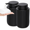 Ceramic Foaming Soap Dispenser, 12 oz Bathroom Foam Hand Soap Dispenser by Dlirho