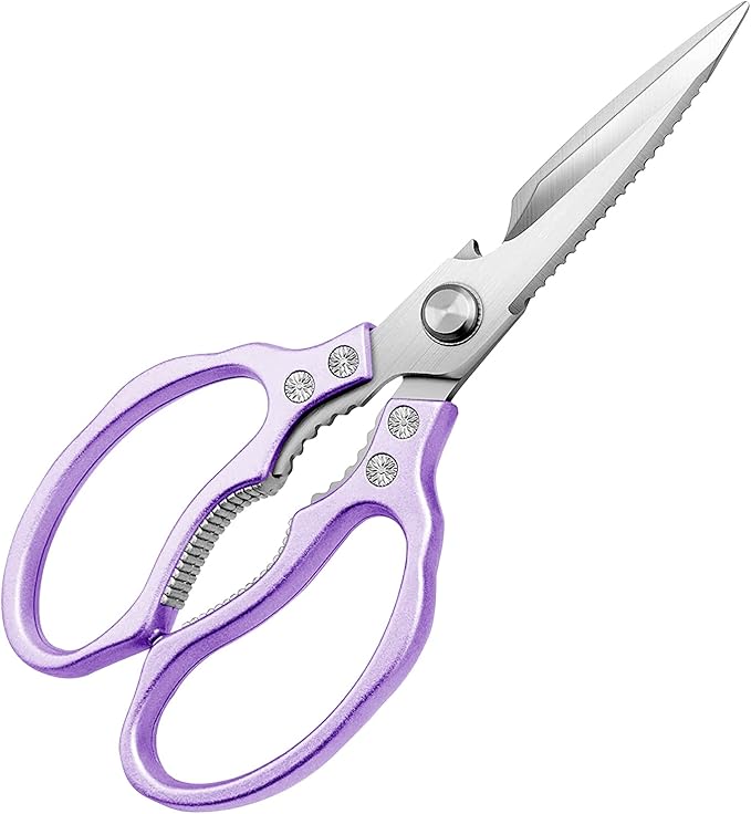 AWinjoy Heavy Duty Sharp Kitchen Scissors, Dishwasher Safe, Cooking Shears by AWinjoykitchenshears