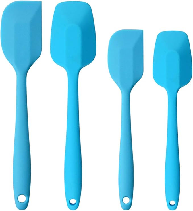 Silicone Spatulas Set, Rubber Spoon Spatula Heat Resistant Spoonula One Piece by MOACC