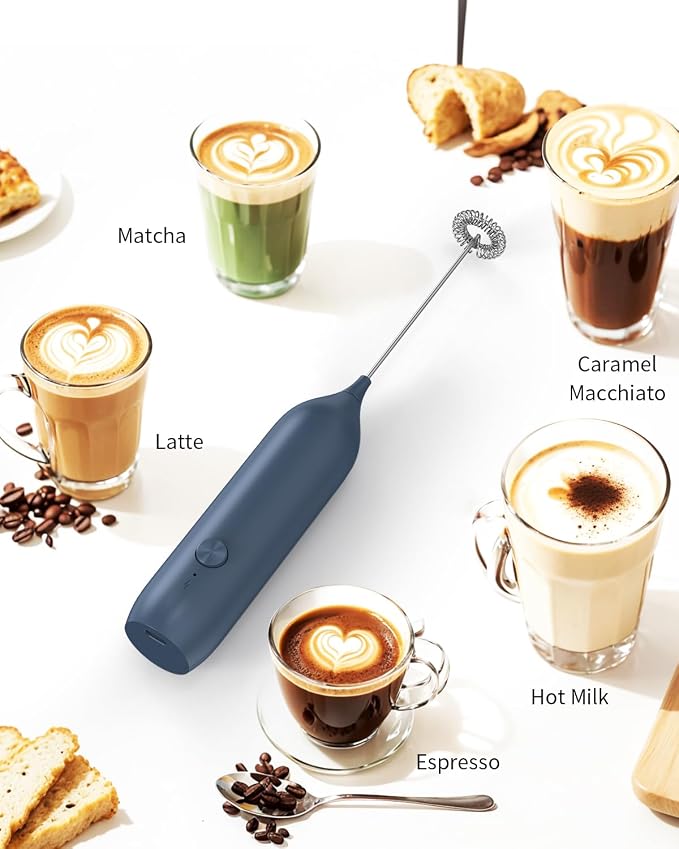 CIRCLE JOY Rechargeable Milk Frother Handheld - Image 7