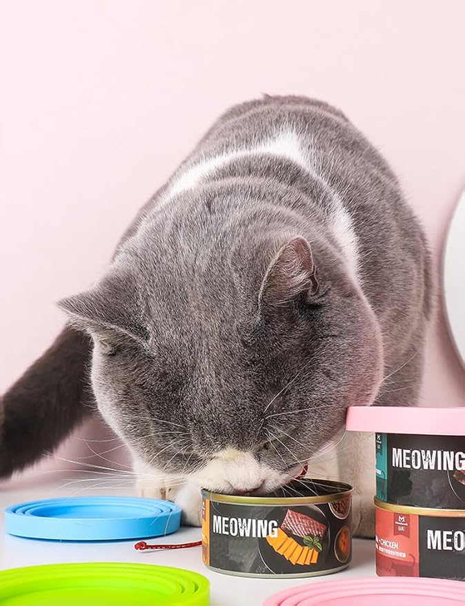 Comtim Pet Food Can Cover Silicone Can Lids - Image 6
