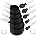 Measuring Cups and Spoons Set, 10 Pieces Nesting Measure Tools, Kitchen by FONYA