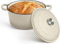 P&P CHEF 7QT Enameled Dutch Oven, Cast Iron Dutch Oven Pot by PPCHEF