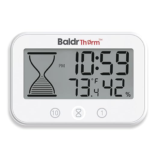 Baldrtherm Digital Timer, Works as a Countdown Timer, Real-time Clock, by BaldrTherm