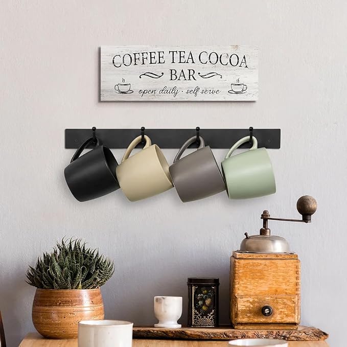 Coffee Tea Cocoa Bar Sign Decor Farmhouse Wall Plaque - Image 4