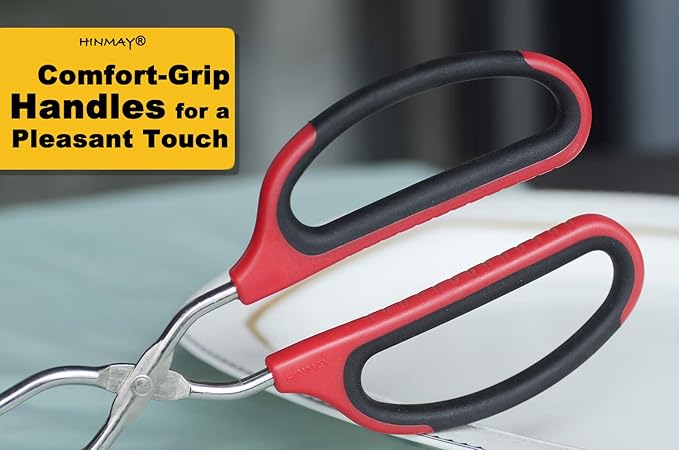 HINMAY Stainless Steel Scissor Tongs - Image 5