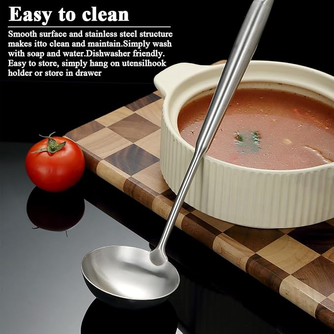 Stainless Steel Soup Ladle – Extra-Deep Large-Capacity Ladle - Image 7