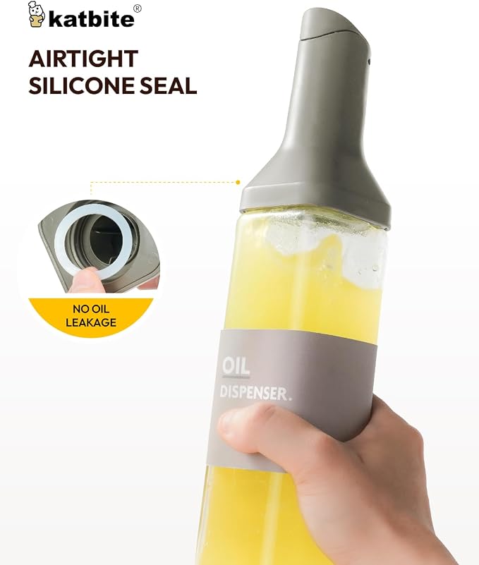 katbite 16oz Glass Olive Oil Dispenser Bottle - Image 7