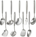 Newness 9 Pcs Cooking Utensils Set, 304 Stainless Steel Kitchen Utensils Set by NewnessFocusOnStainlessSteel