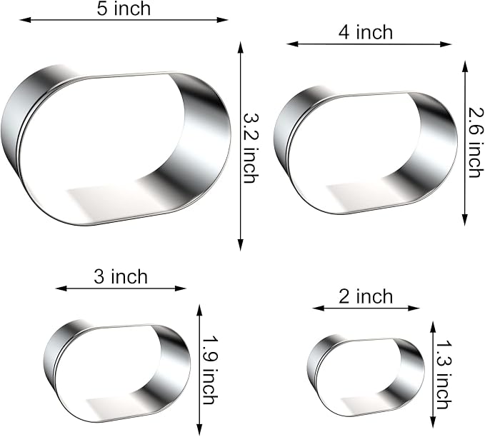 Pill Capsule Long Oval Cookie Cutters - Image 2