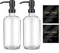 ARKTEK 2 Pack Refillable Glass Soap Dispenser by ARKTEK