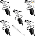 5 Pack Oil Spouts, Olive Oil Vinegar Bottle Stopper Dispenser by Auconda