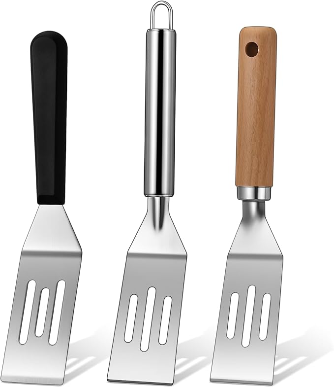 Patelai 3 Pack Small Spatula Mini Serving Brownie Spatula by Patelai