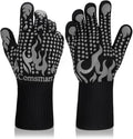 Comsmart BBQ Gloves, 1472 Degree F Heat Resistant Grilling Gloves Silicone by Comsmart