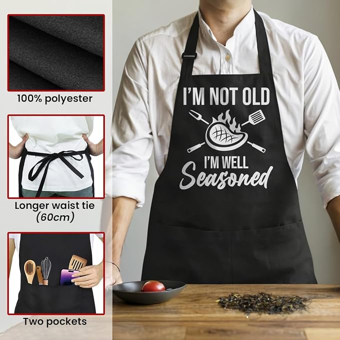 SANDJEST Funny Mens Aprons - Image 2