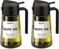 mqnxoi 2 in 1 Glass Oil Sprayer & Dispenser, 16oz/470ml Olive Cooking, Air Fryer by Unknown